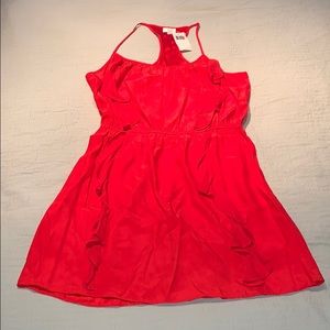 NWT Parker silk ruffled dress
